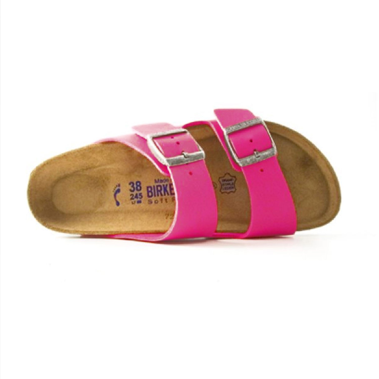 Birkenstock Arizona Pink Birkoflor Soft Footbed