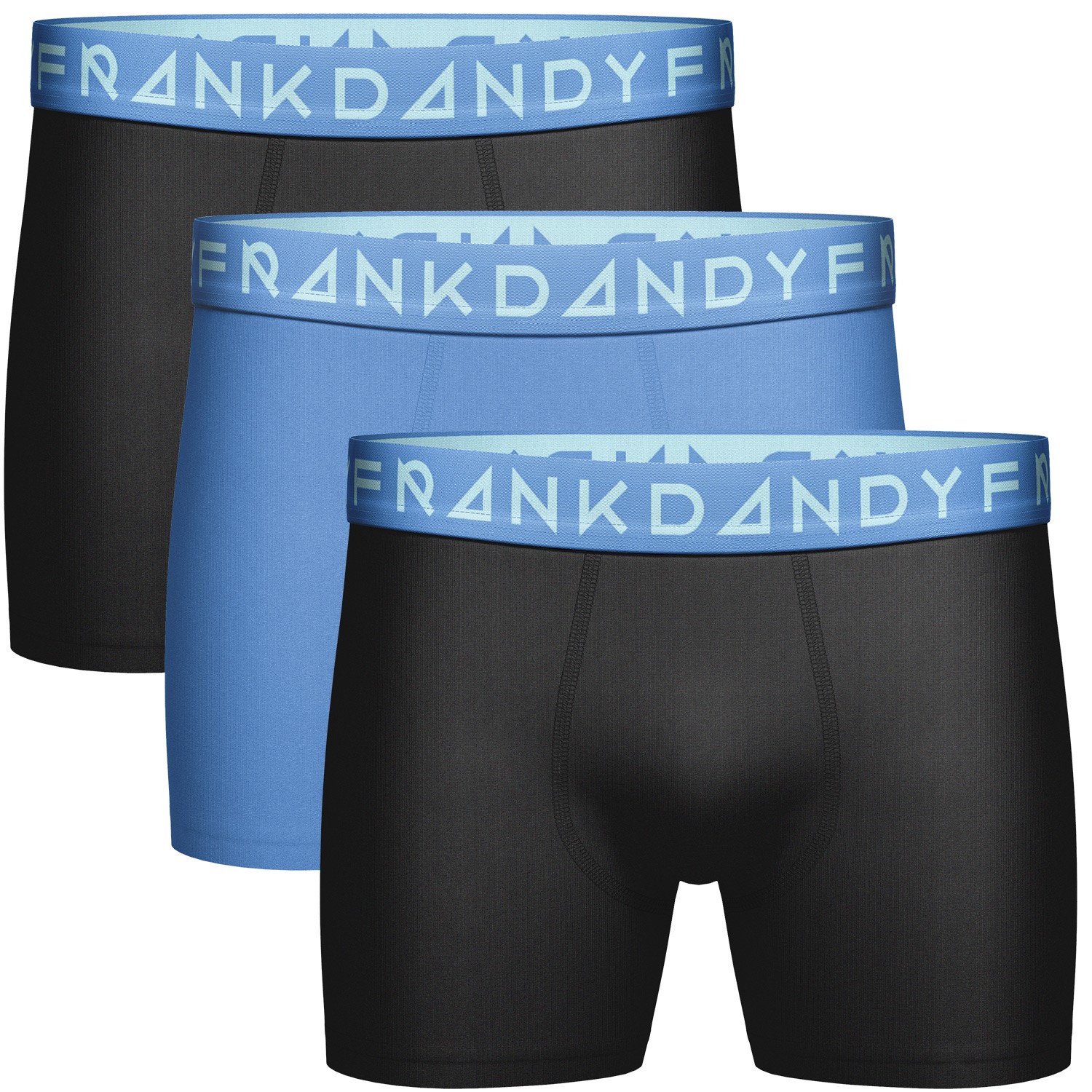 Frank Dandy Blue Solid Boxers