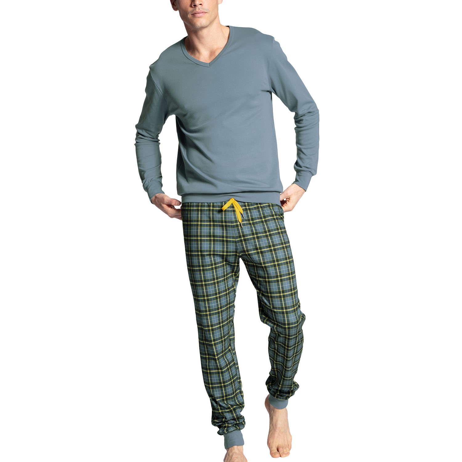 Calida Casual Warmth Pyjama With Cuff