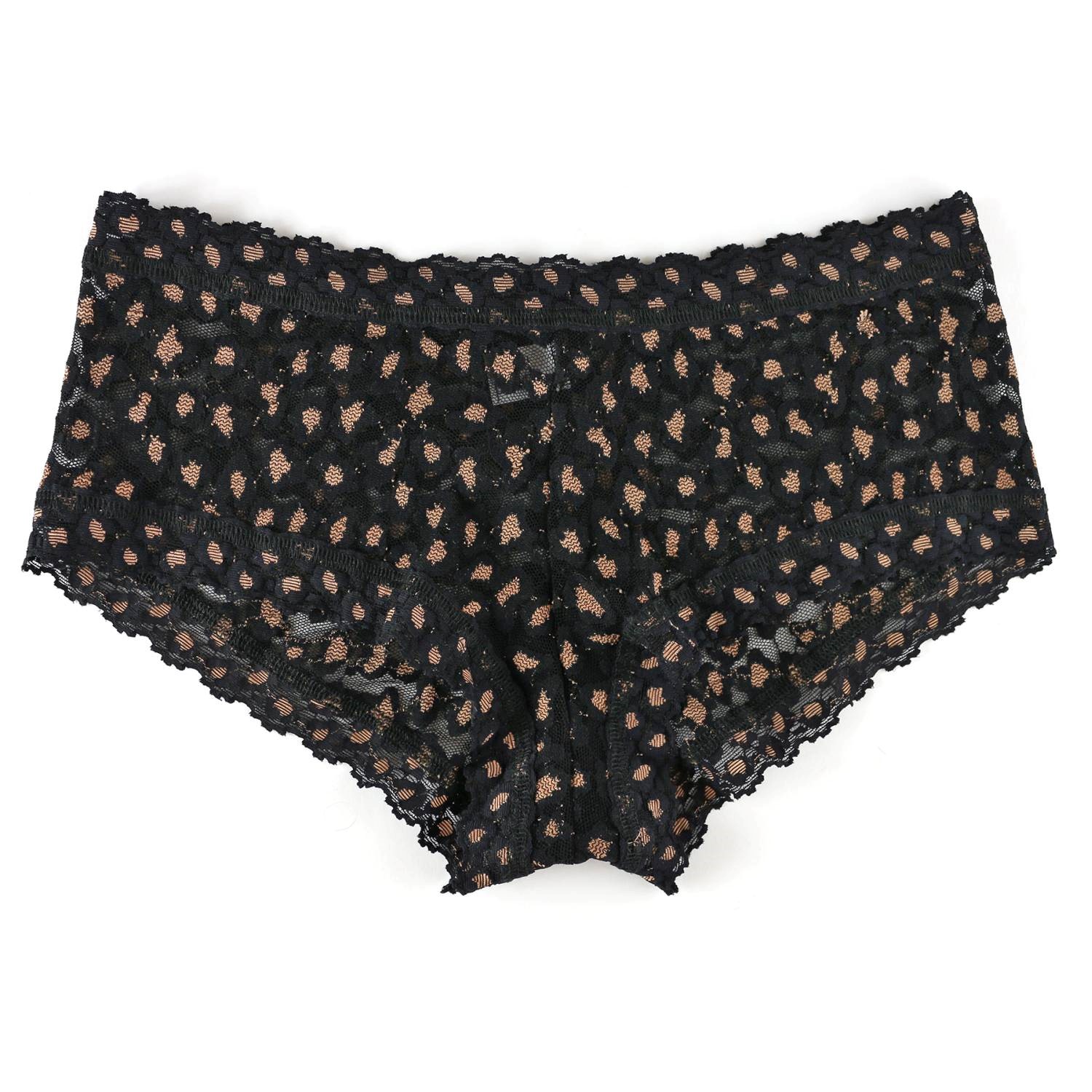 Hanky Panky Cross Dyed Leopard Boyshort