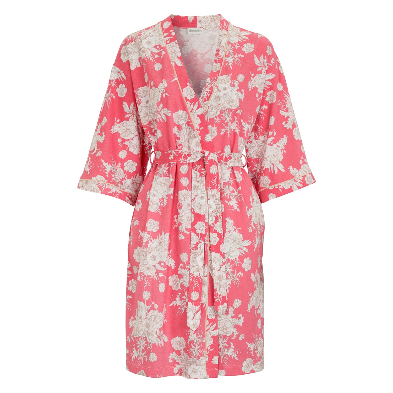Damella Flower Cotton Robe