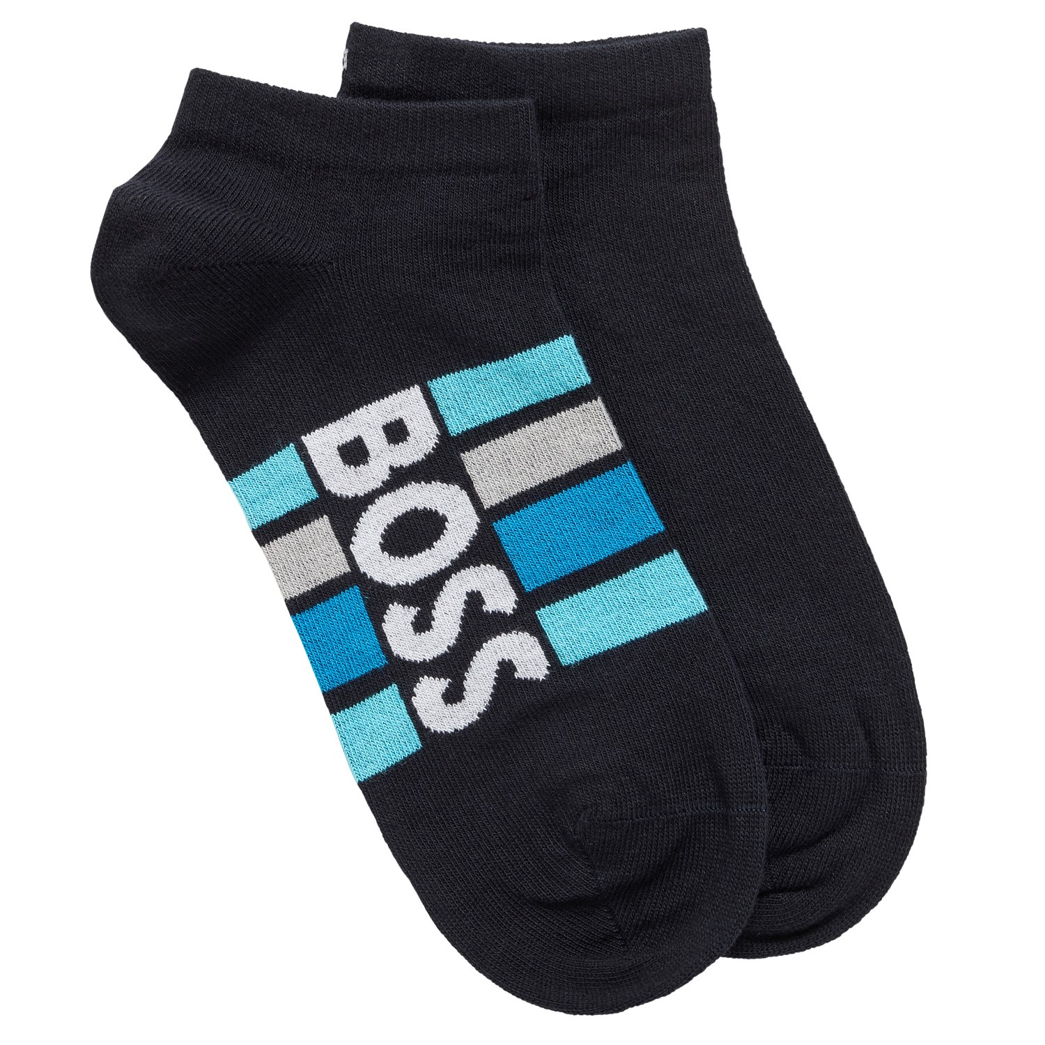 BOSS Stripe Cotton Ankle Socks