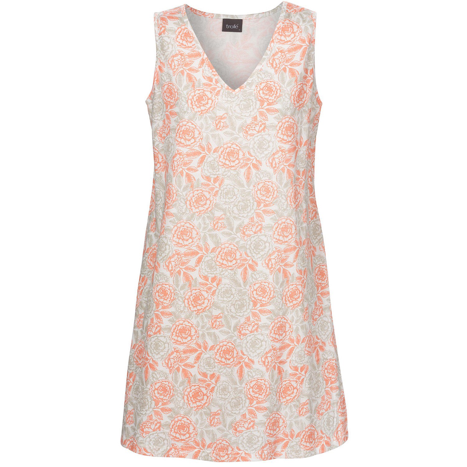 Trofe Wild Rose Sleeveless Nightdress 