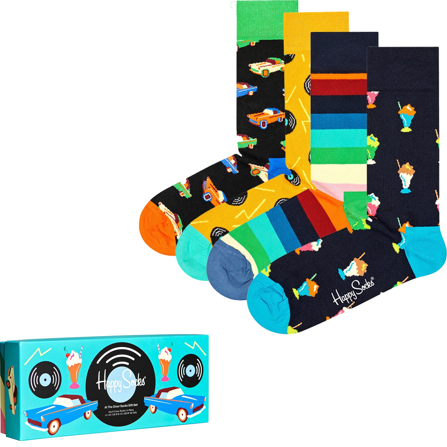 Happy Socks At The Diner Socks Gift Box
