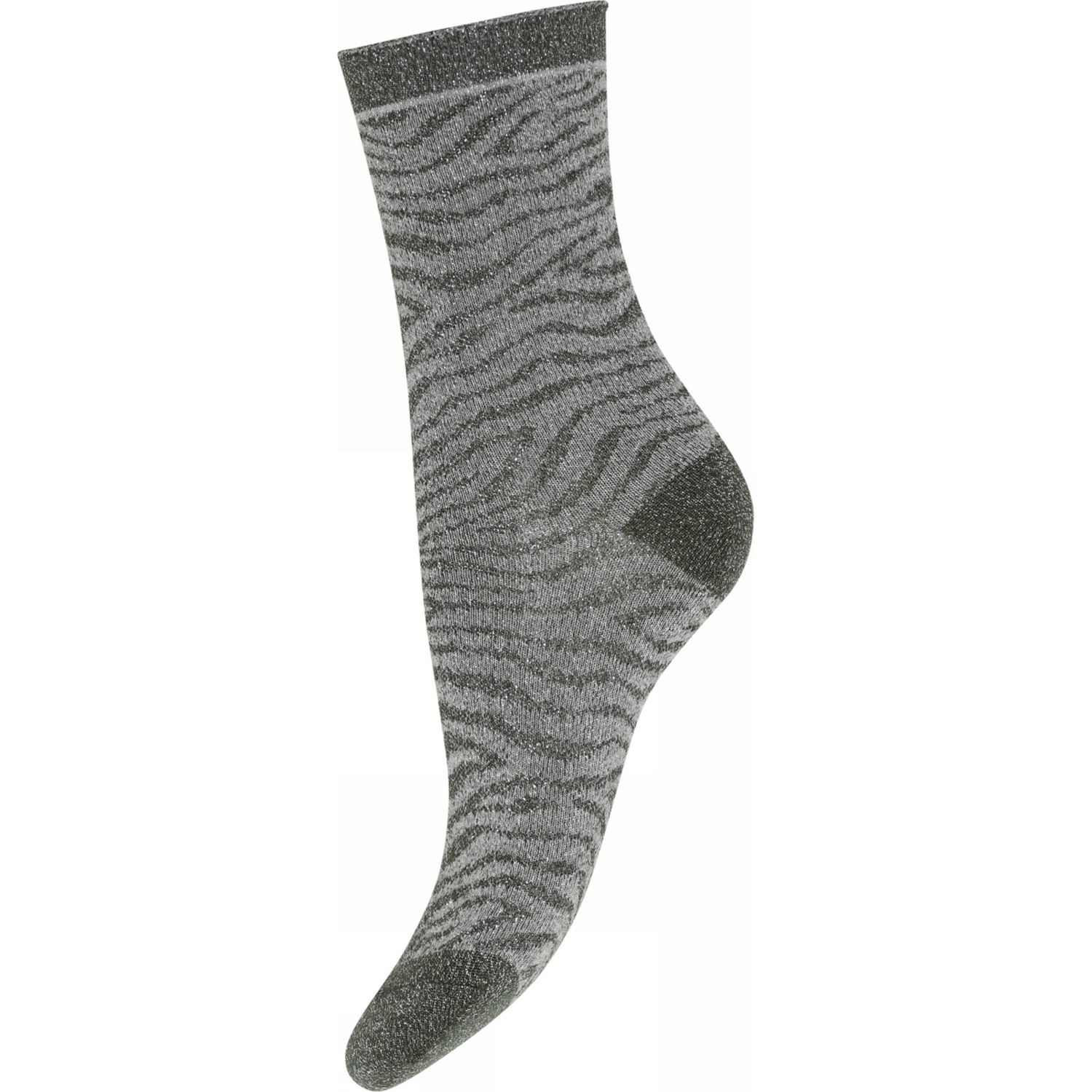 Decoy Glitter Patterned Ankle Socks 