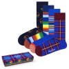 4-stuks verpakking Happy Socks Navy Gift Box 650