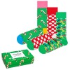 3-stuks verpakking Happy Socks Holiday Gift Box
