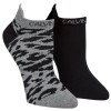 2-stuks verpakking Calvin Klein Libby Leopard Liner Sock