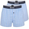 2-Pakkaus BOSS Woven Boxer Shorts With Fly