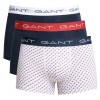 3-Pak Gant Cotton Stretch Print Trunks
