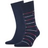2-Pakning Tommy Hilfiger Men Tommy Stripe Socks