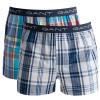 2-Pakkaus Gant Cotton With Fly Boxer Shorts