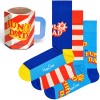 3-Pakkaus Happy Socks Father Of The Year Socks Gift Set 