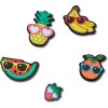 5-er-Pack Crocs Jibbitz Cute Fruit With Sunnies