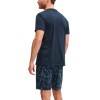 Blauw patroon