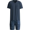 Blauw patroon