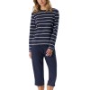 Navy Striped