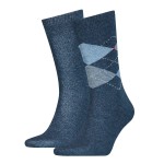 2-Pakkaus Tommy Hilfiger Men Sock Check