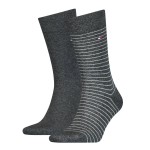 2-Pakkaus Tommy Hilfiger Men Sock Stripe