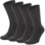 4-Pack Topeco Men Socks Plain 