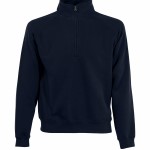 Fruit of the Loom Zip Neck Sweat