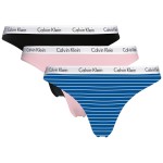 3-Pakkaus Calvin Klein Carousel Thongs