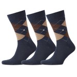 3-Pak Burlington Edinburgh Wool Sock