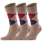 3-Pak Burlington Edinburgh Wool Sock