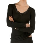 Calida Richesse Lace Long-sleeve Top