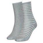 2-Pakning Tommy Hilfiger Classic Small Stripe Socks 