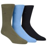 3-Pakning Calvin Klein Eric Cotton Flat Knit Socks