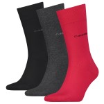 3-Pakning Calvin Klein Eric Cotton Flat Knit Socks