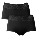 2-er-Pack Trofe Lace Trimmed Maxi Briefs