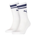 2-stuks verpakking Puma Crew Heritage Stripe Socks