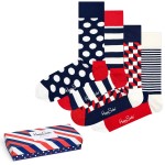 4-Pak Happy Socks Stripe Socks Gift Box