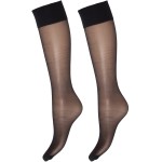 2-Pakning Deocy Silk Look 20d Kneehighs