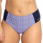 Damella Blue Mosaic Bikini Tai Brief