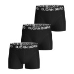 3-Pakning Björn Borg Core Solids Sammy Shorts For Boys