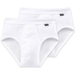 2-stuks verpakking Schiesser Essentials Fine Rib Sports Briefs