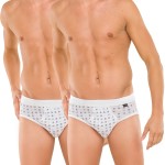 2-Pakning Schiesser Essentials Sport Briefs With Fly