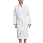 Schiesser Essentials Waffle and Terry Bathrobe