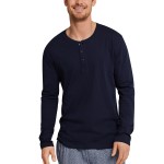 Schiesser Mix and Relax Long Sleeve Shirt Button