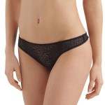 DKNY Modern Lace Trim Thong