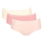 3-er-Pack Sloggi Basic Plus Midi Colored