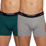 2-er-Pack BOSS Cotton Stretch Boxer Briefs