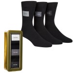 3-Pakning Calvin Klein Forbes Logo Patch Socks Gift Box