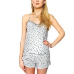 Calvin Klein Flocked Hearts Short Set