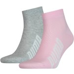 2-stuks verpakking Puma Lifestyle Quarter Sock