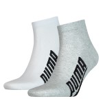 2-stuks verpakking Puma Lifestyle Quarter Sock