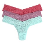 3-Pak Hanky Panky Low Rise Lace Thong 